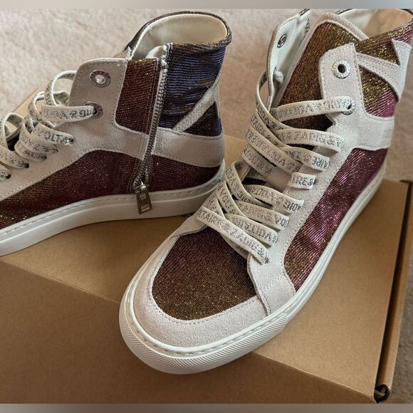 Zadig & Voltaire Multicolor High-Top Sneakers - Picture 9 of 15